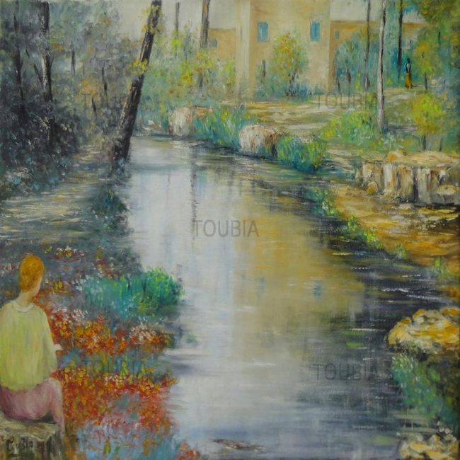 toubia-art-gallery-youssef-toubia-painter-artist-lebanon-beirut-modern-painting-landscape-nature-village
